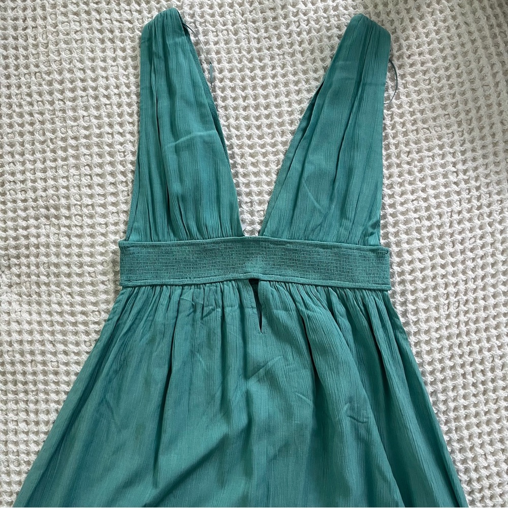 SALE!!Beautiful sky Teal Maxi Dress by Lush NWT! - Picture 3 of 6